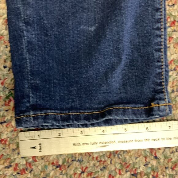 Torrid Boyfriend Straight Blue Darker Wash Mid-Rise Vintage Stretch Jeans Sz 18S - Picture 14 of 14